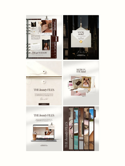 The Editorial Collection Instagram Canva Templates
