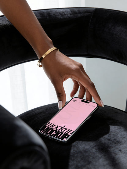 Noir iPhone Hands Affinity Mockup [noir collection]