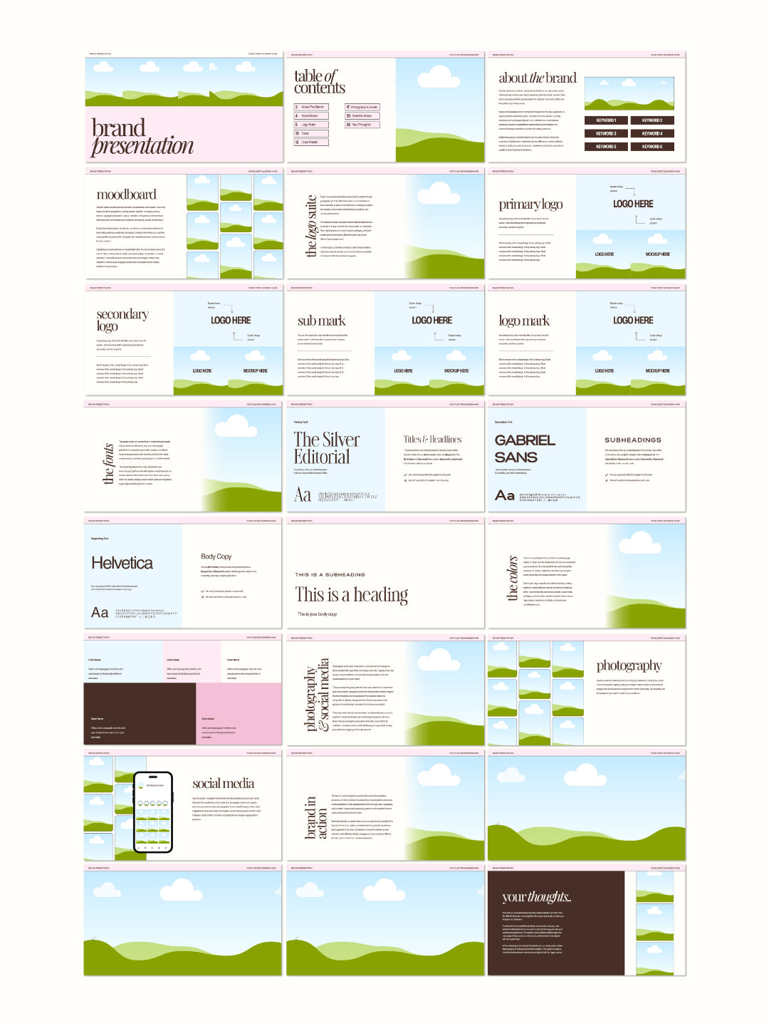 Brand Presentation Deck Canva Template