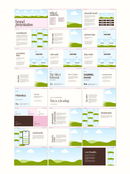 Brand Presentation Deck Canva Template