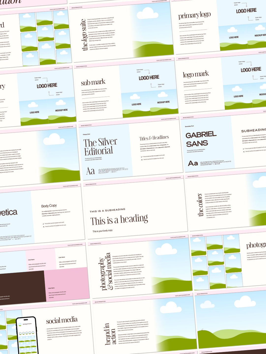 Brand Presentation Deck Canva Template