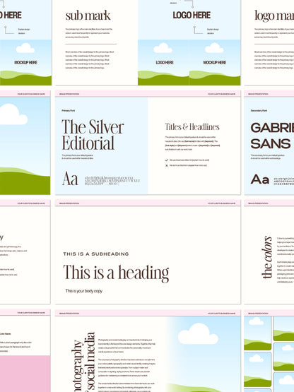 Brand Presentation Deck Canva Template