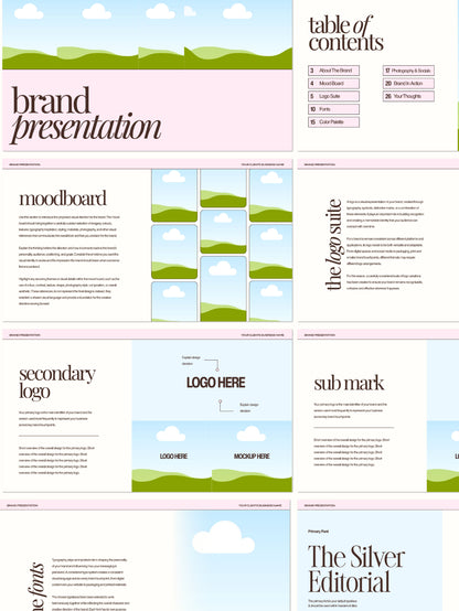 Brand Presentation Deck Canva Template