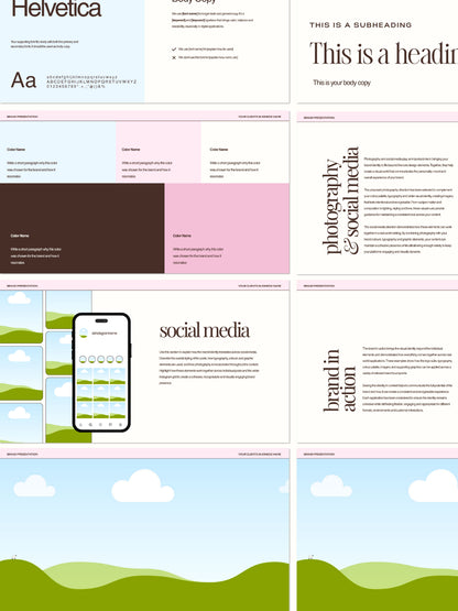 Brand Presentation Deck Canva Template