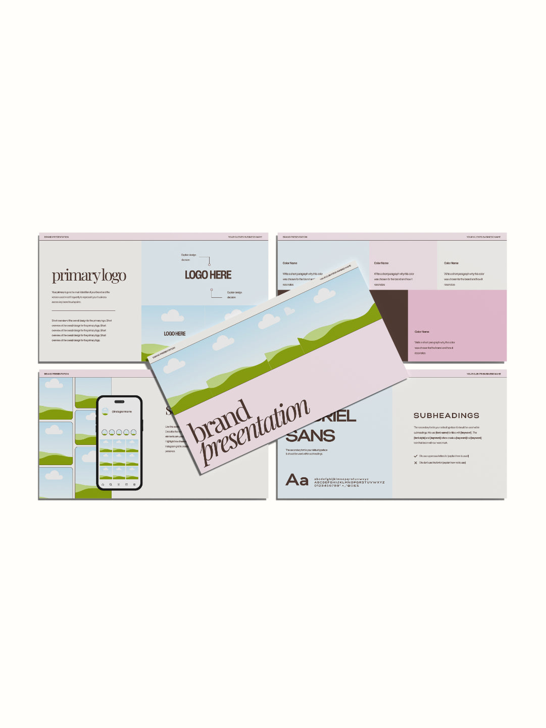 Brand Presentation Deck Canva Template