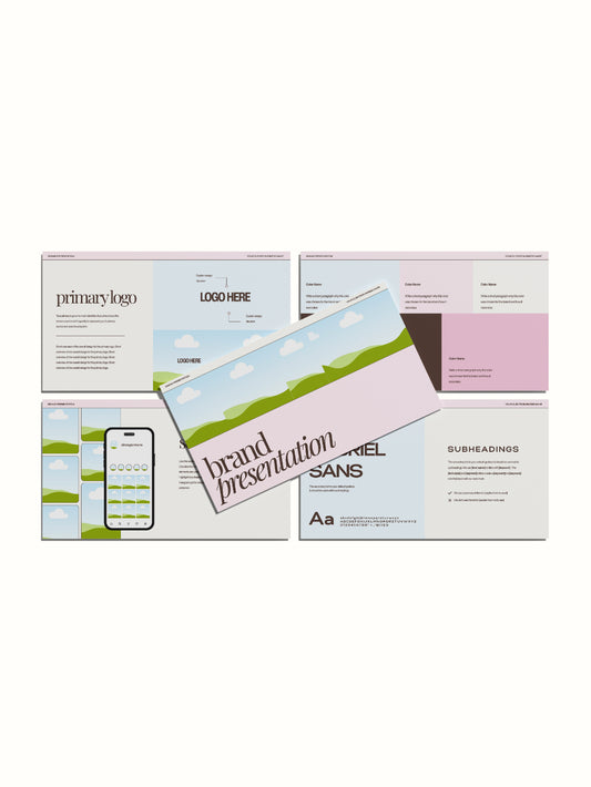 Brand Presentation Deck Canva Template