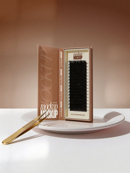 Gourmet Lash Packaging Affinity Mockup [luxe lash collection]