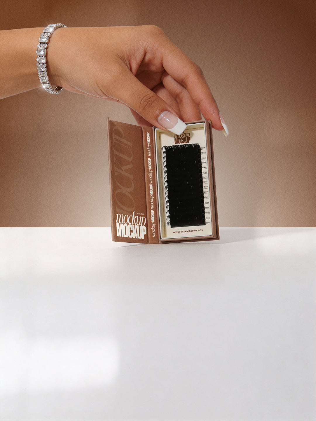 Elegant Lash Packaging Box Affinity Mockup [luxe lash collection]